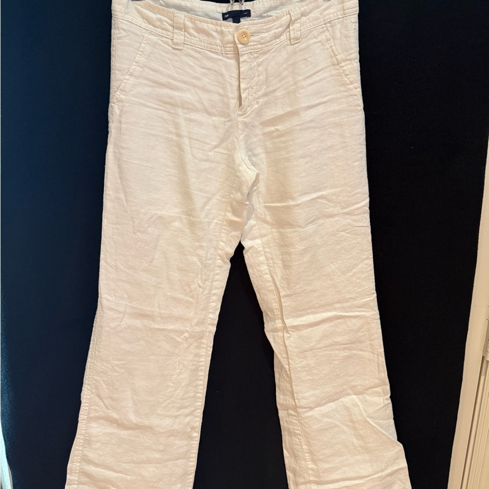 GAP Cream Linen Trousers